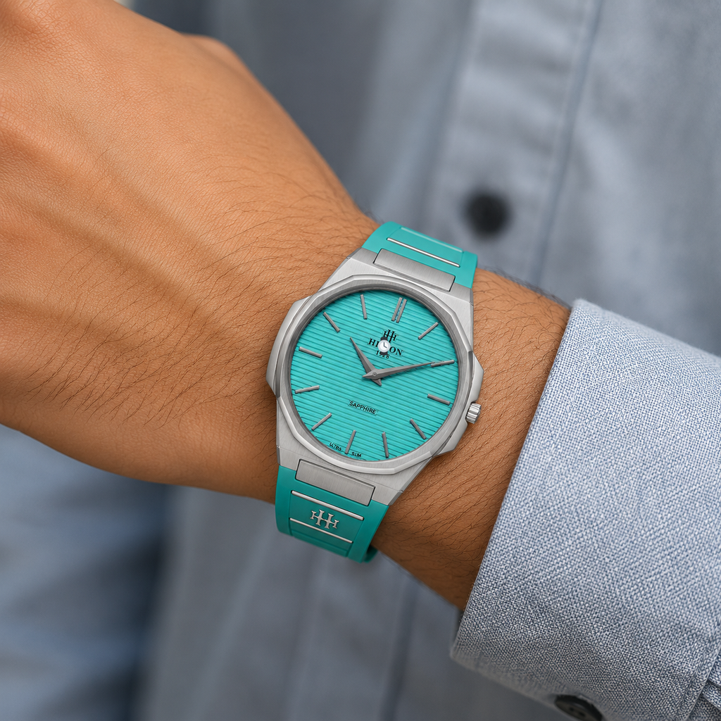 Modern Aqua Luxe Designer Men’s Watch