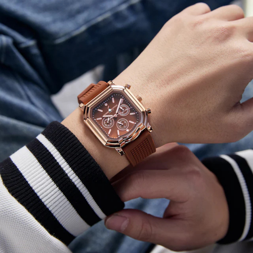 Classic Brown Dial Premium Wrist Watch