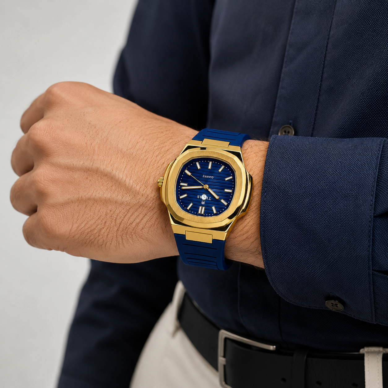 Royal Blue Luxury Wrist Watch