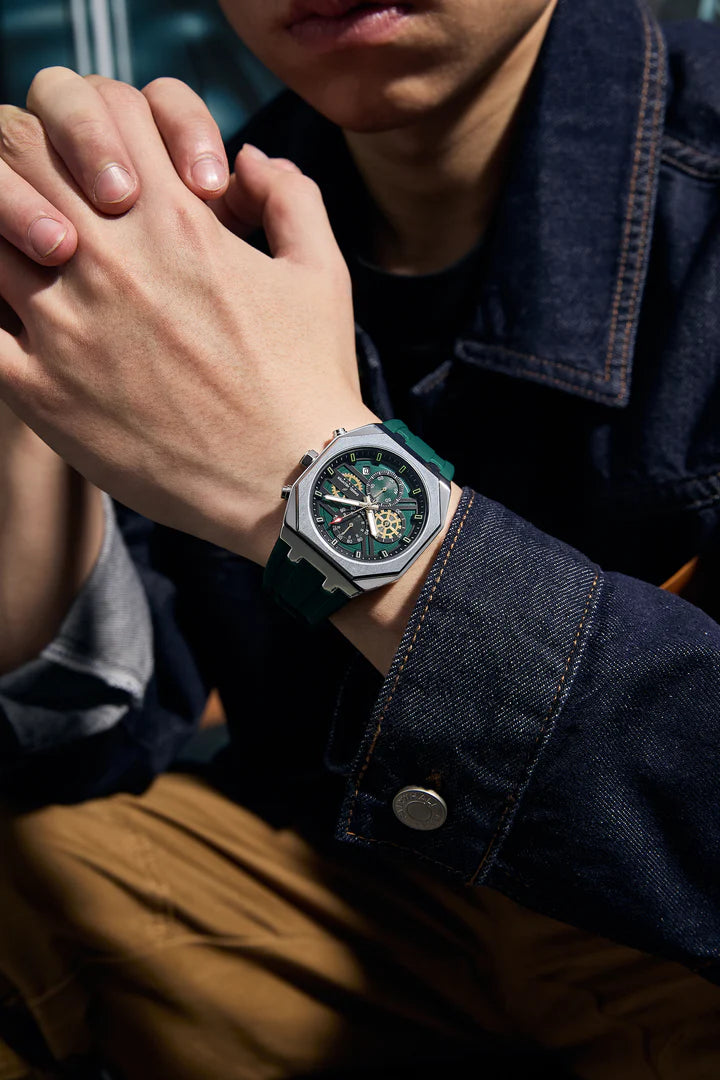 Royal Green Steel Watch